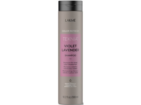 Lakme violetinę spalvą paryškinantis šampūnas Teknia Violet Levender Shampoo 300ml